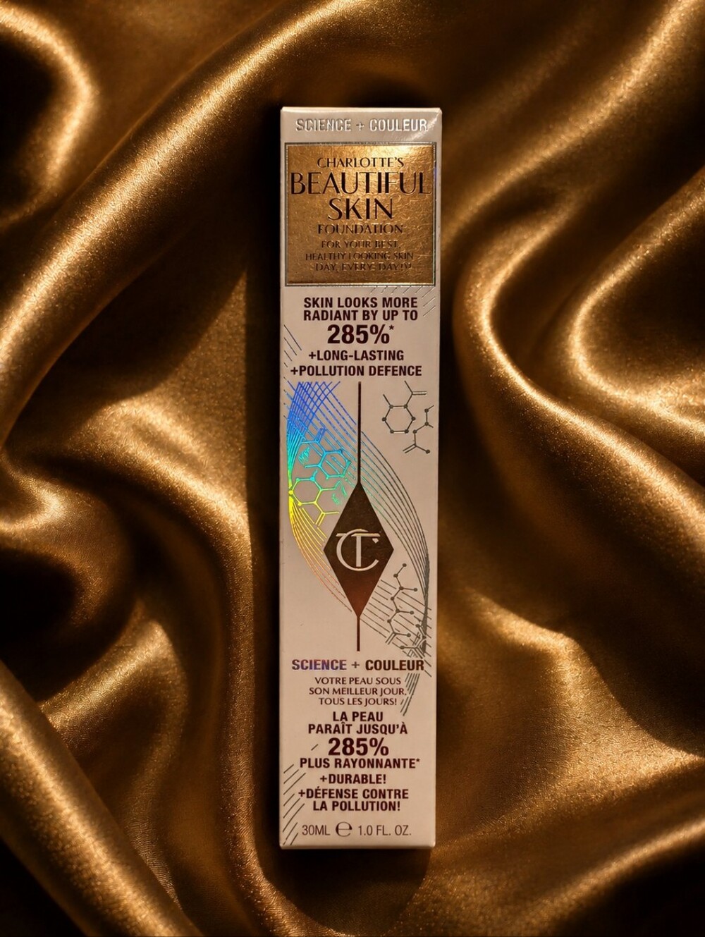 Charlotte Tilbury Beautiful Skin Foundation (10-Neutral) (1 fl oz/10 ml) - NIB - Picture 7 of 7